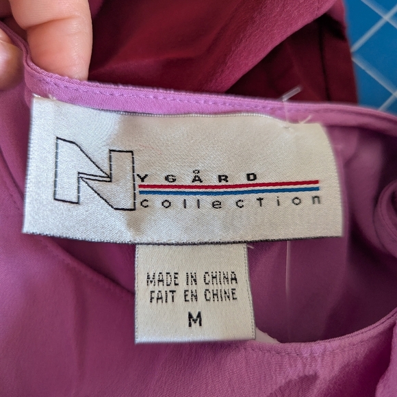 100% silk tank top, pink, size M, quiet luxury - Picture 6 of 11